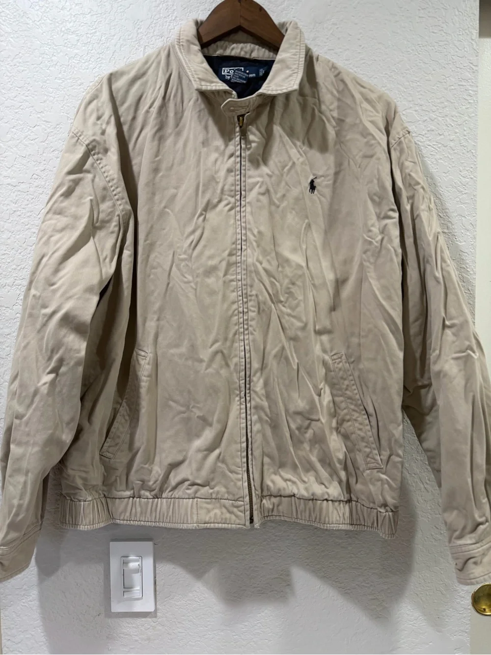 Polo Ralph Lauren Men’s Bi-Swing Jacket in Khaki Size Large